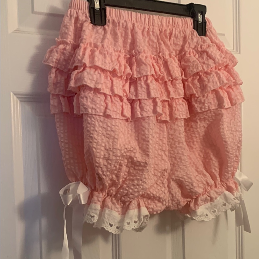 Pink Ruffled Bloomers